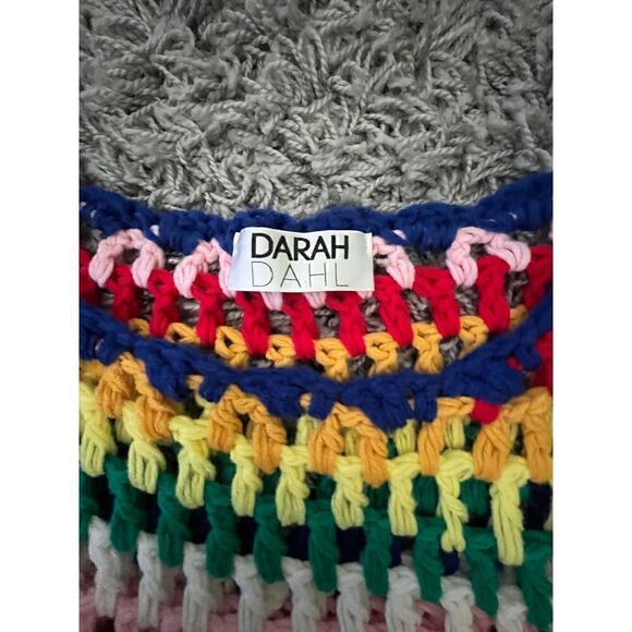 DARAH DAHL Rainbow Loose Knit Sweater - Picture 6 of 10